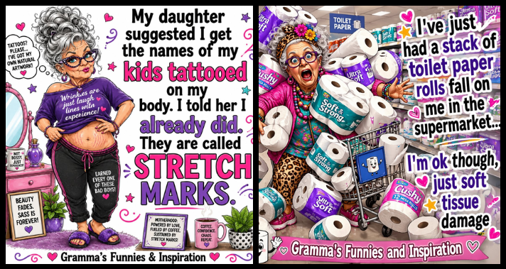 A Funny Grandma Perfectly Illustrates Why Old Age Can Be The Most Beautiful Chapter